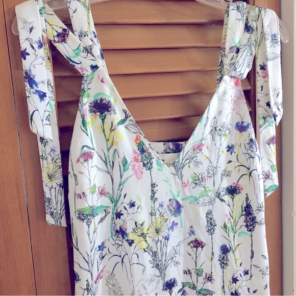 HM ruffle hem midi dress NWOT - Picture 7 of 9